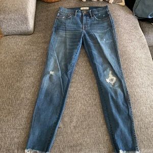 Madewell high rise skinny jeans size 26